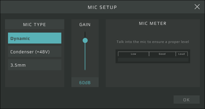 GoXLR Mic Setup